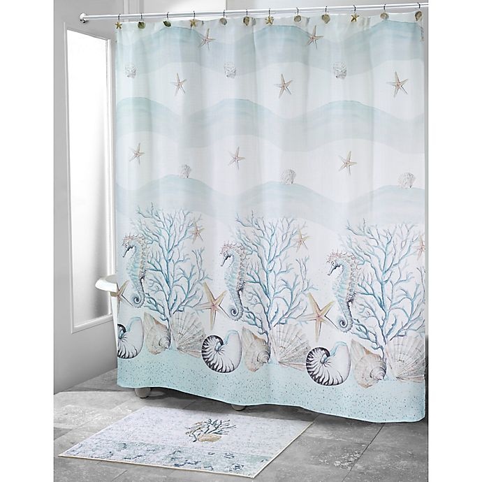 slide 1 of 1, Avanti Coastal Terrazzo Shower Curtain, 1 ct