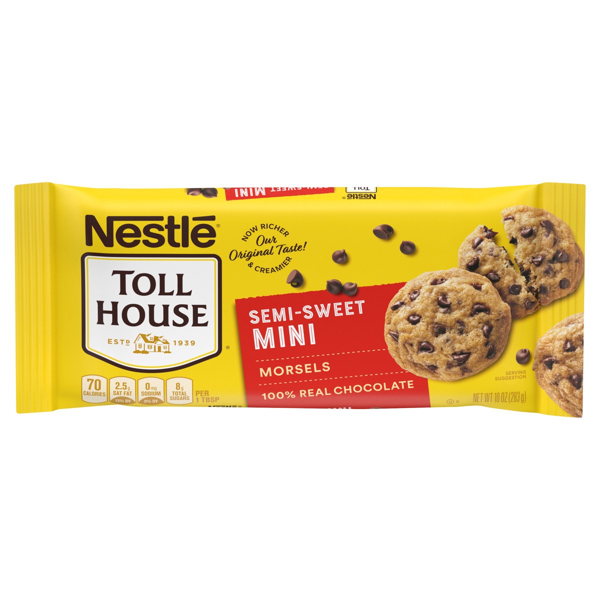 slide 1 of 7, Toll House Semi Sweet Chocolate Mini Chips 10 oz., 10 oz