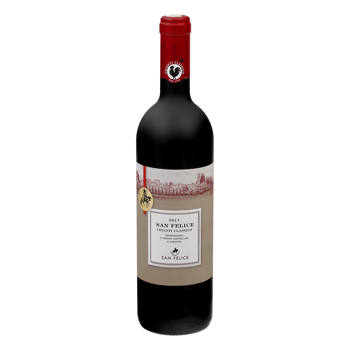 slide 1 of 6, San Felice Classico Chianti Wine Glass Bottle, 750 ml