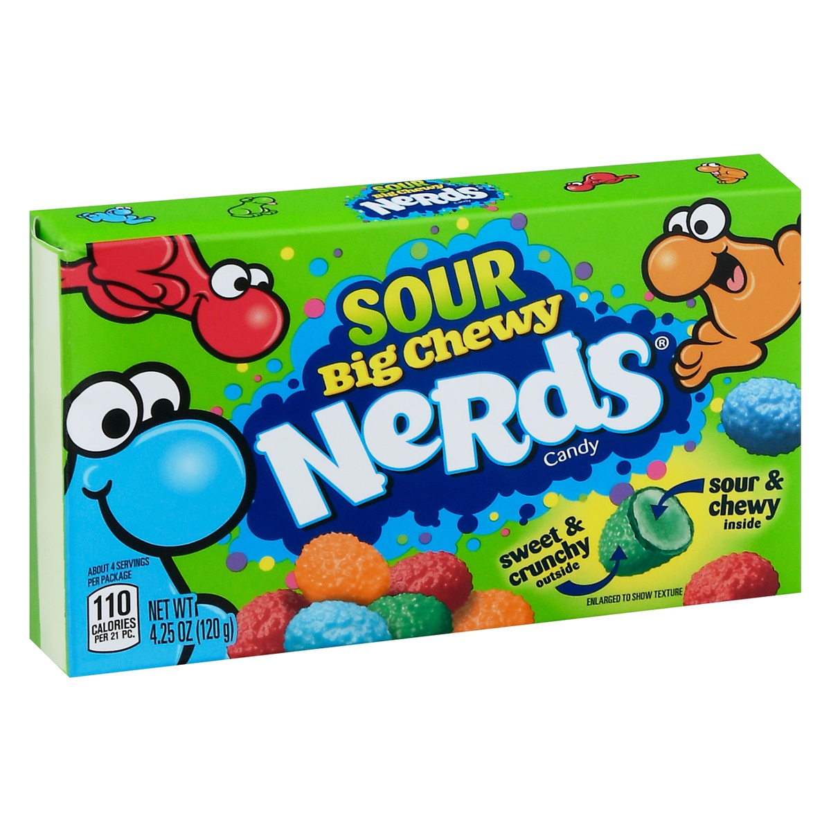 slide 2 of 11, Nerds Sour Big Chewy Candy, 4.25 oz