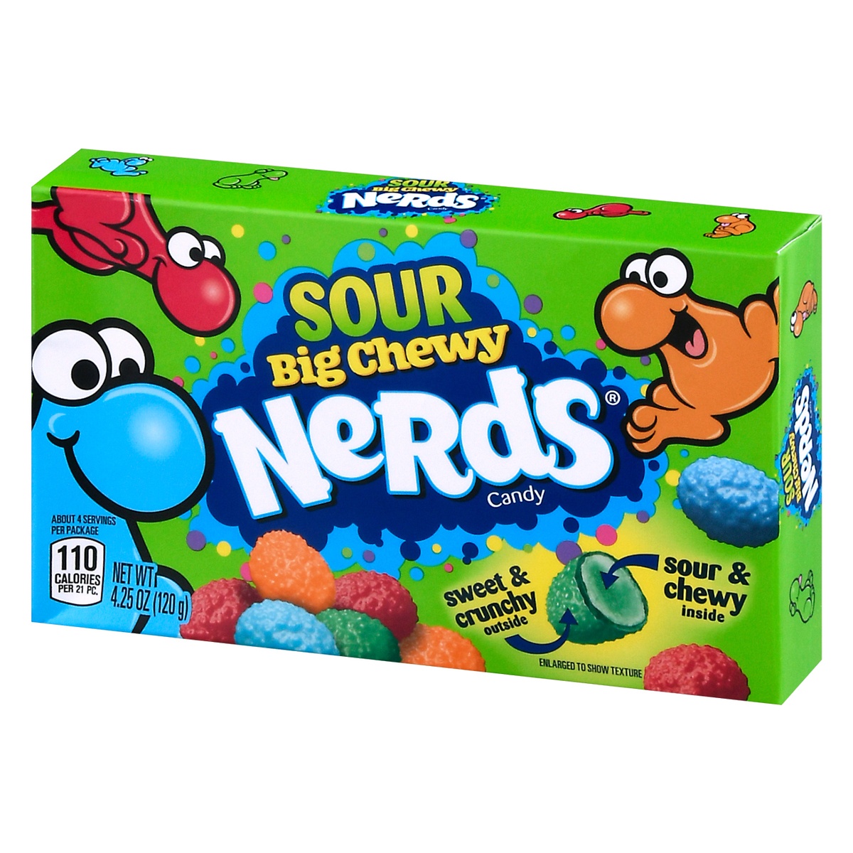 slide 3 of 11, Nerds Sour Big Chewy Candy, 4.25 oz