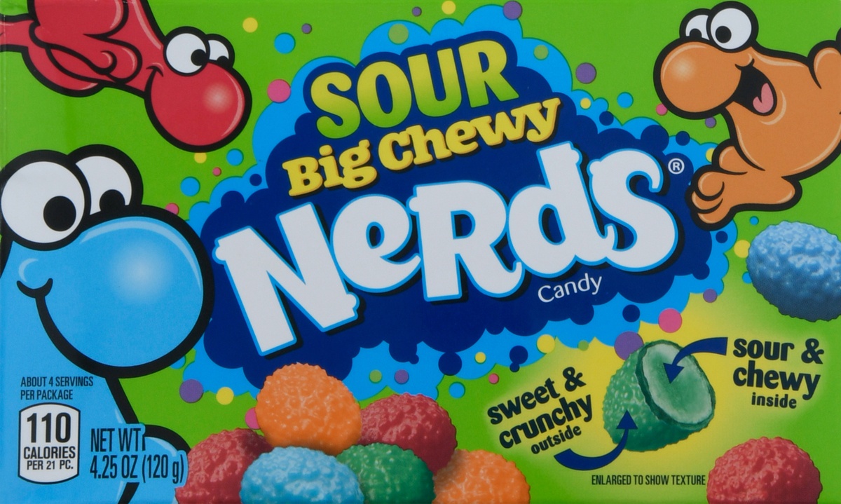 slide 9 of 11, Nerds Sour Big Chewy Candy, 4.25 oz