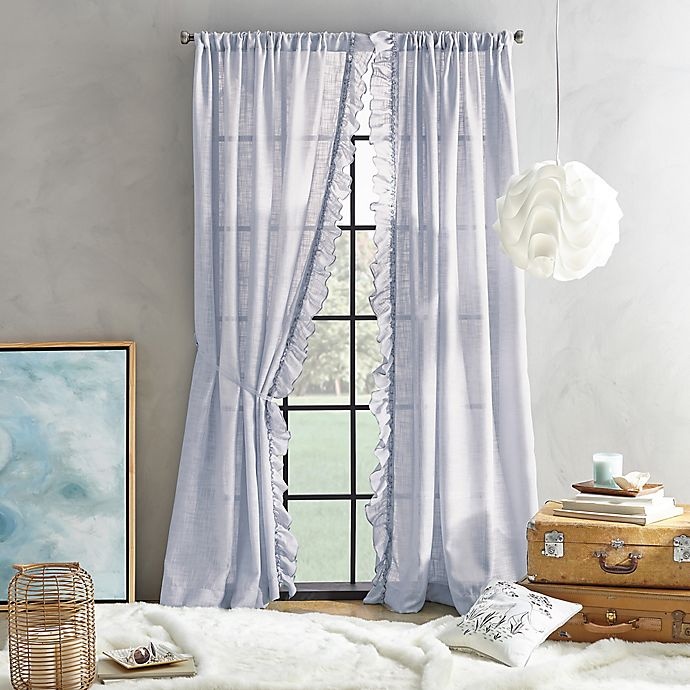 slide 1 of 2, Peri Home Sadie Pole Top Window Curtain Panel - Orchid, 84 in