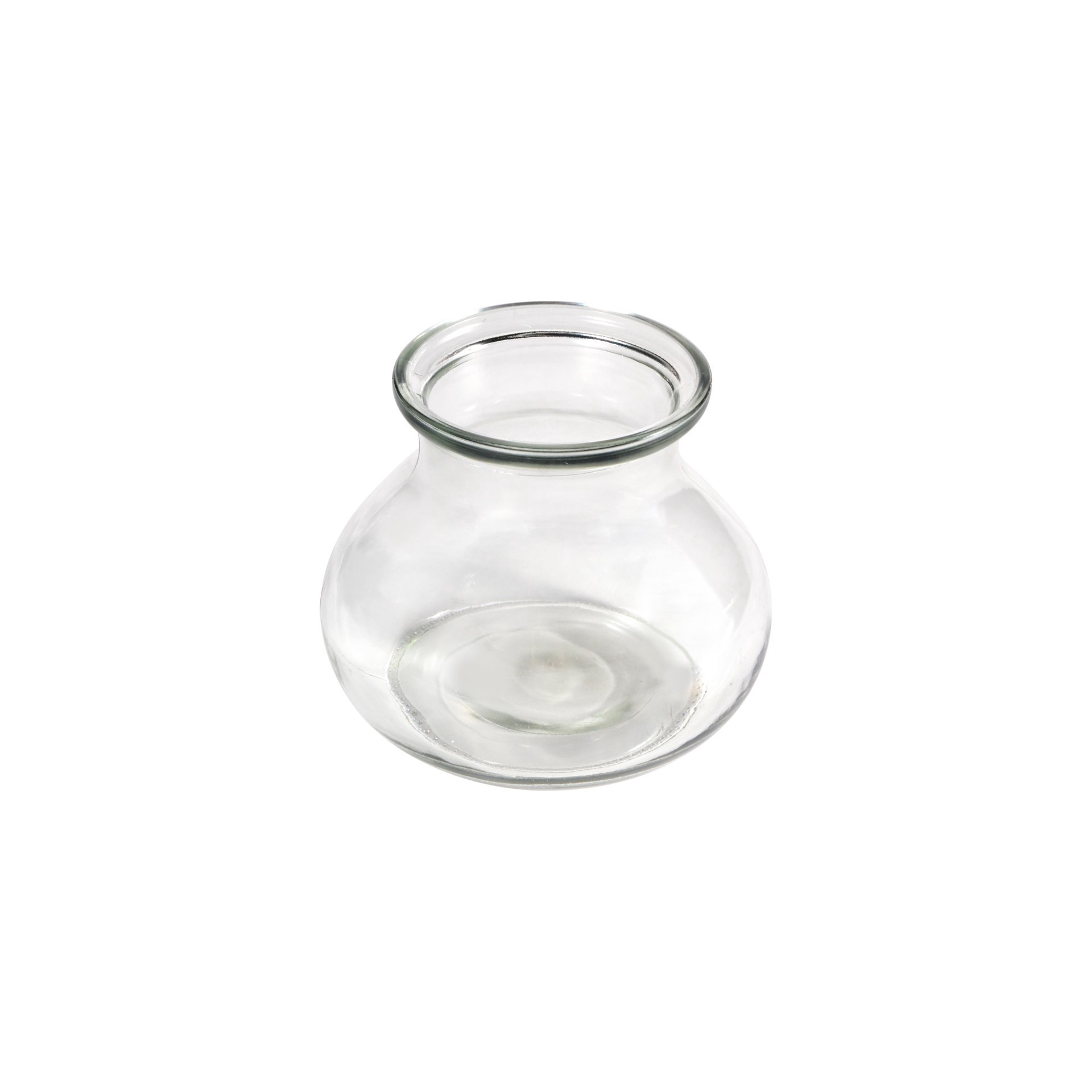 slide 3 of 3, 4.75" Clear Rustic Glass Vase By Ashland, 4.7 in