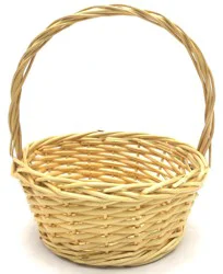 Holiday Home Easter Split Willow Basket - Natural