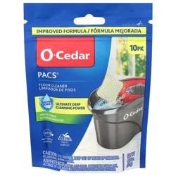 O-Cedar Crisp Citrus Pacs Hard Floor Cleaner - 10 ct