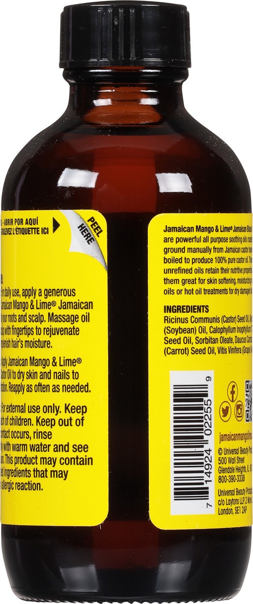 slide 2 of 9, Jamaican Mango & Lime Original Jamaican Black Castor Oil 4 fl oz, 4 fl oz