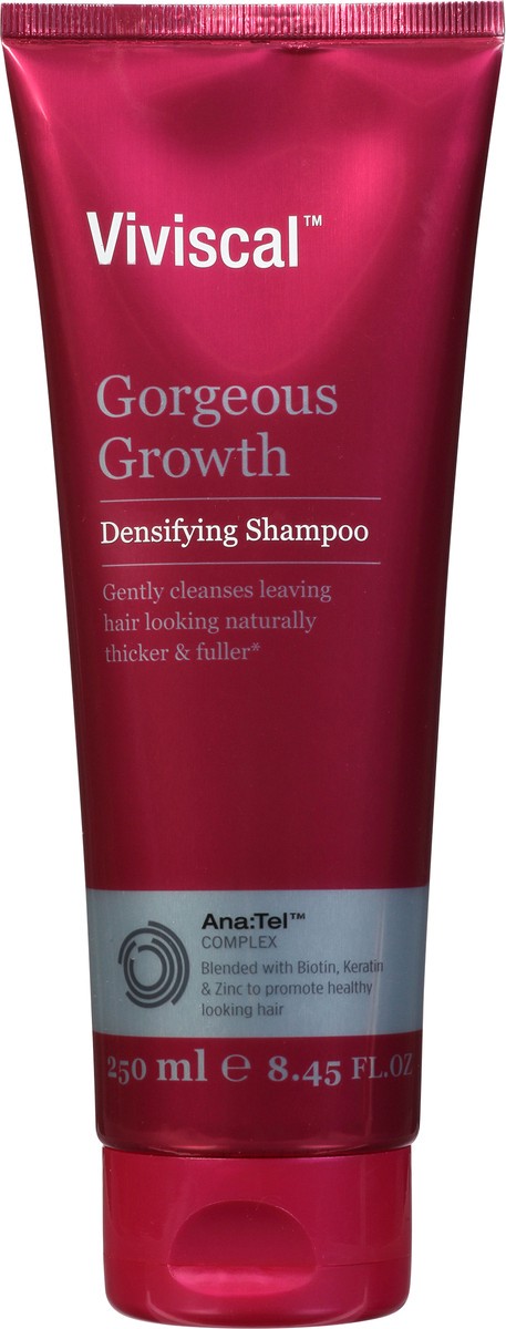 slide 9 of 9, Viviscal Gorgeous Growth Densifying Shampoo for Thicker, Fuller Hair | Ana:Tel Proprietary Complex with Keratin, Biotin, Zinc | 8.45 Ounce, 8.45 fl oz