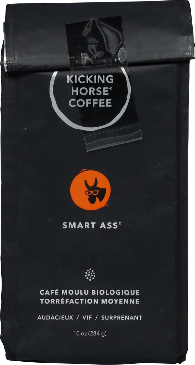 slide 5 of 9, Kicking Horse Coffee Kicking Horse Smart Ass Medium Roast Ground Coffee, 10 oz