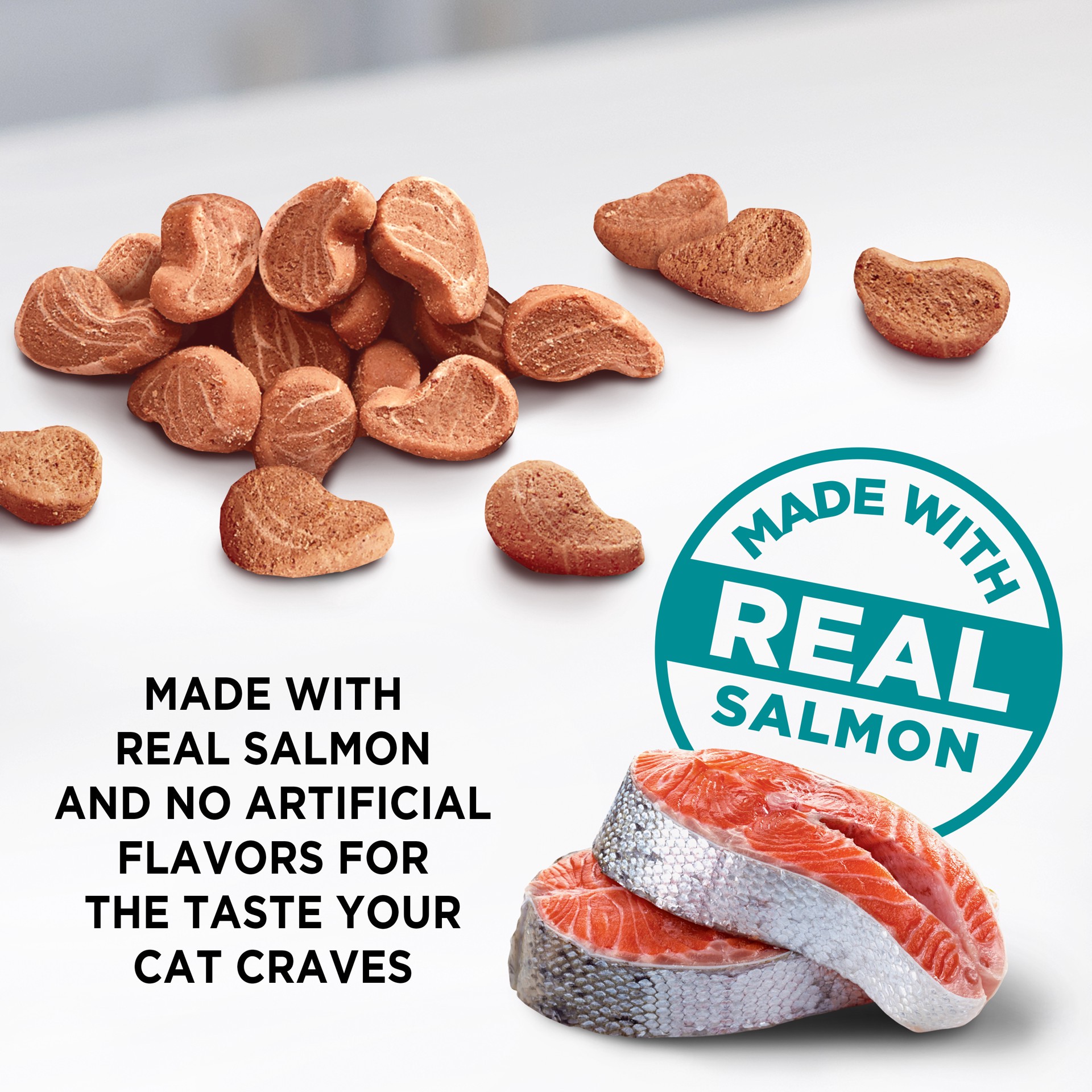 slide 5 of 6, Meow Mix Irresistibles Soft Cat Treats Salmon, 3 oz