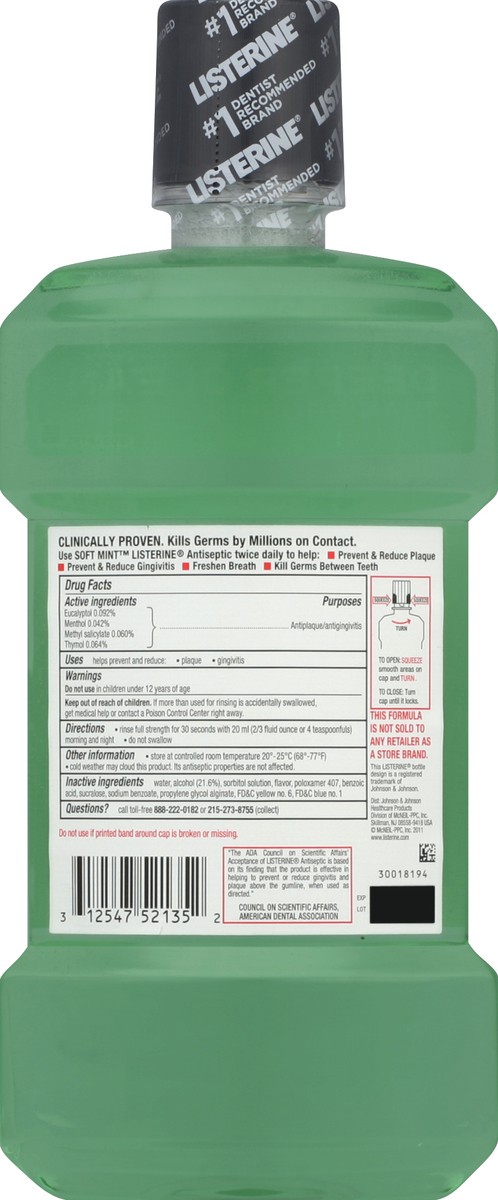 slide 2 of 6, Listerine Antiseptic 33.8 oz, 33.8 oz