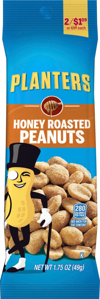 slide 7 of 9, Planters Honey Roasted Peanuts 1.75 oz, 1.75 oz