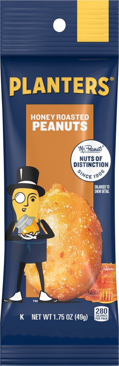 slide 1 of 9, Planters Honey Roasted Peanuts 1.75 oz, 1.75 oz