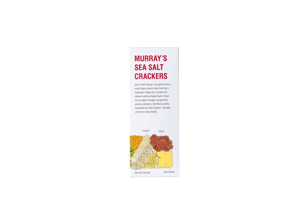slide 3 of 4, Murray's Sea Salt Crackers, 1 ct