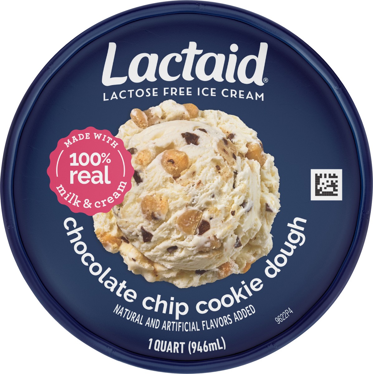 slide 6 of 9, Lactaid Chocolate Chip Cookie Dough Ice Cream, 1 Quart, 1 qt