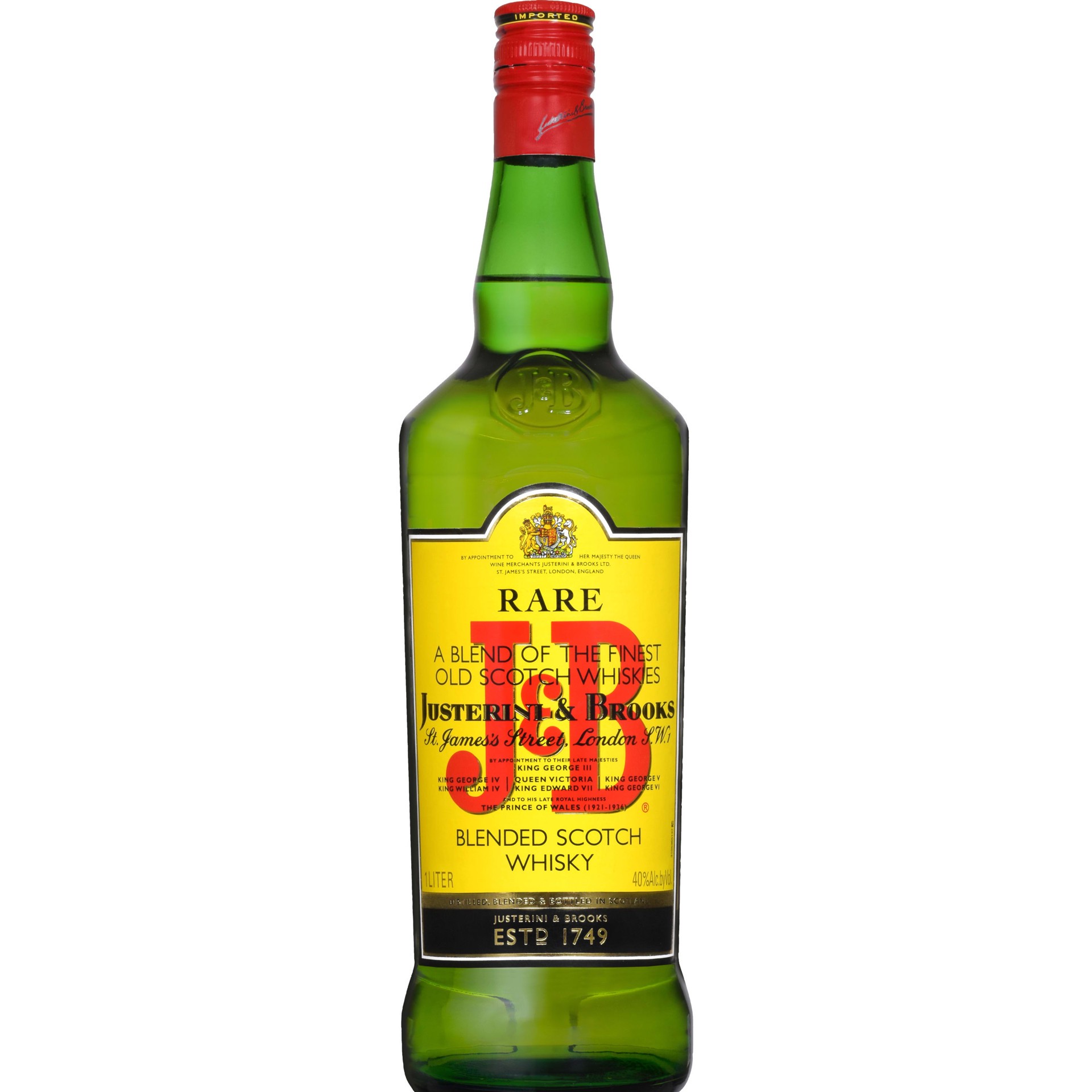 slide 1 of 3, J&B Rare Blended Scotch Whisky, 1 L, 1 liter