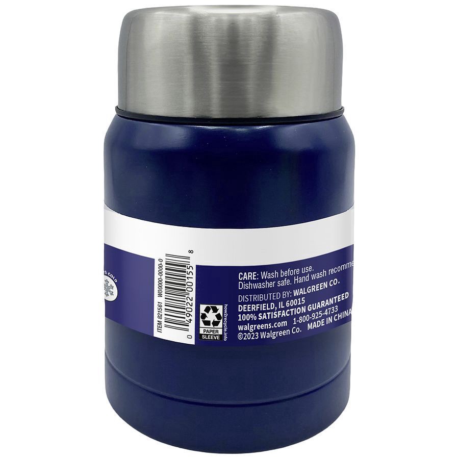 slide 2 of 3, Complete Home Stainless Steel Double Wall Food Jar, 1 ct