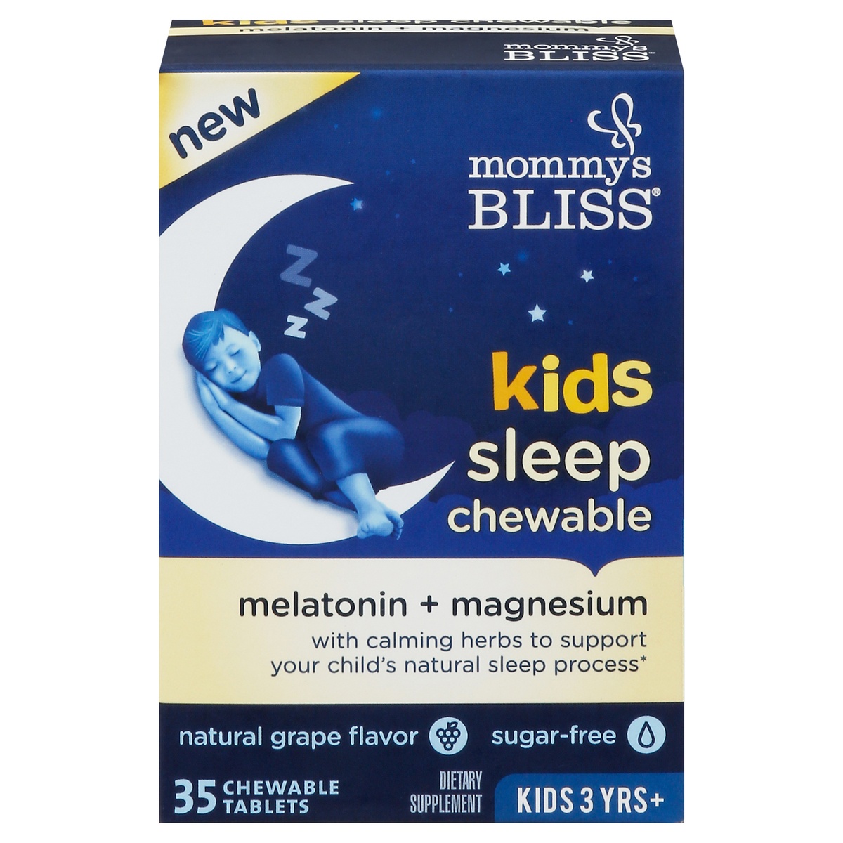 slide 1 of 1, Mommy's Bliss Kids Sleep Chewable, 35 ct