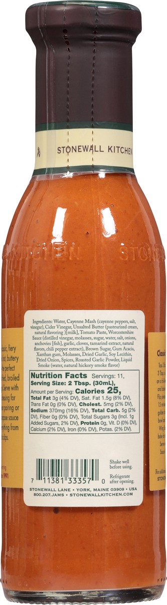 slide 3 of 13, Stonewall Kitchen Buffalo Wing Sauce, 11 oz