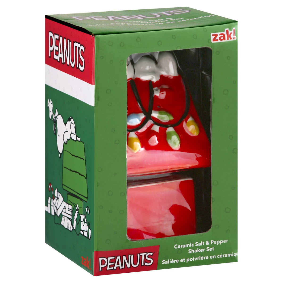 slide 3 of 10, Zak! Designs Ceramic Peanuts Salt & Pepper Shaker Set 1 ea, 1 ct