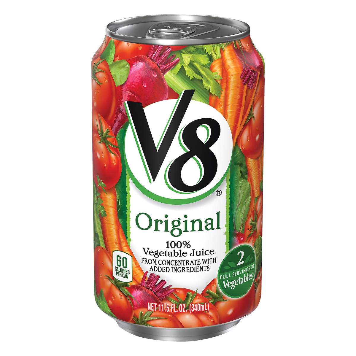 slide 1 of 1, V8 Original 100% Vegetable Juice, 11.5 fl oz