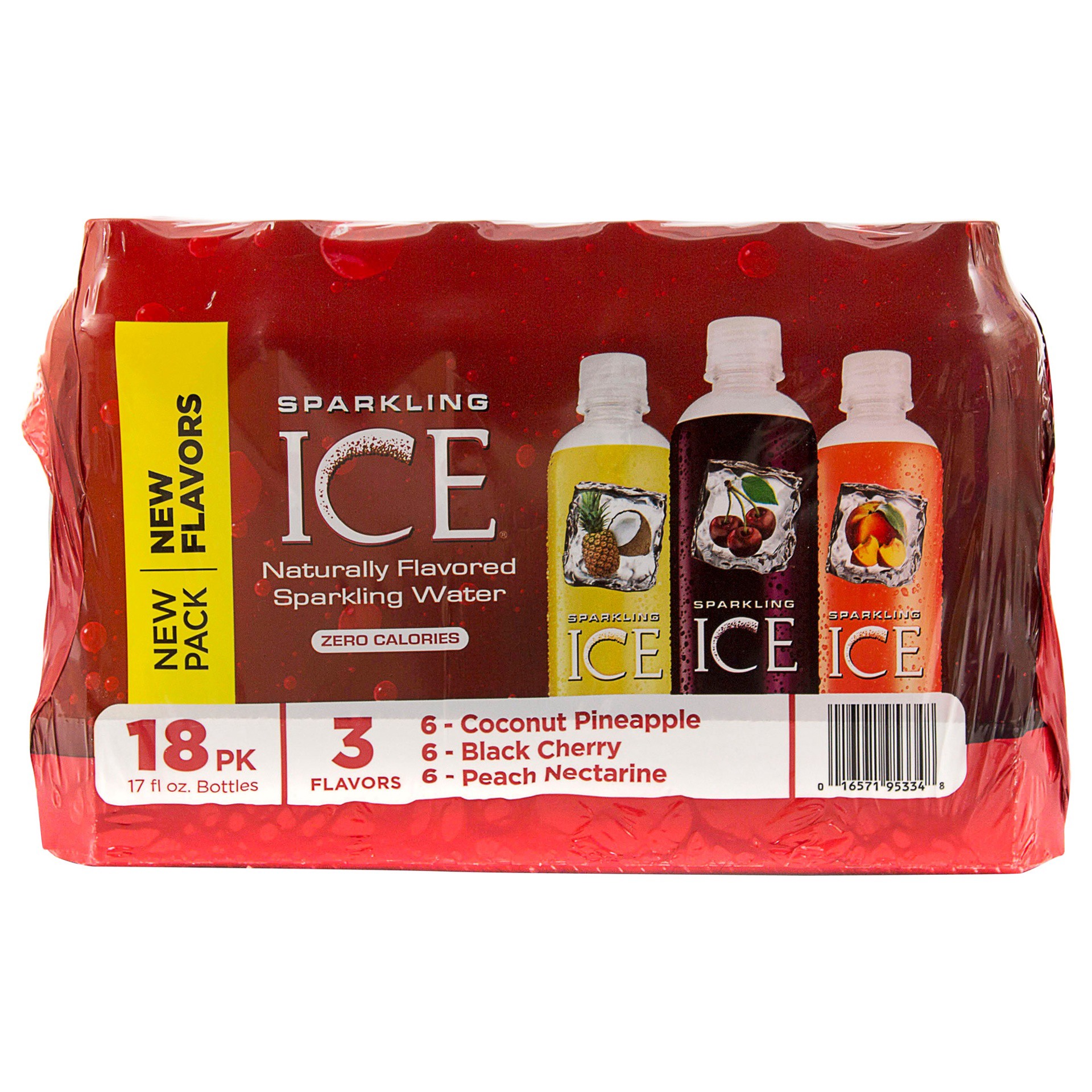 slide 1 of 1, Sparkling ICE Red Pack, 17 Ounce Bottles (Pack of 18), 306 fl. oz