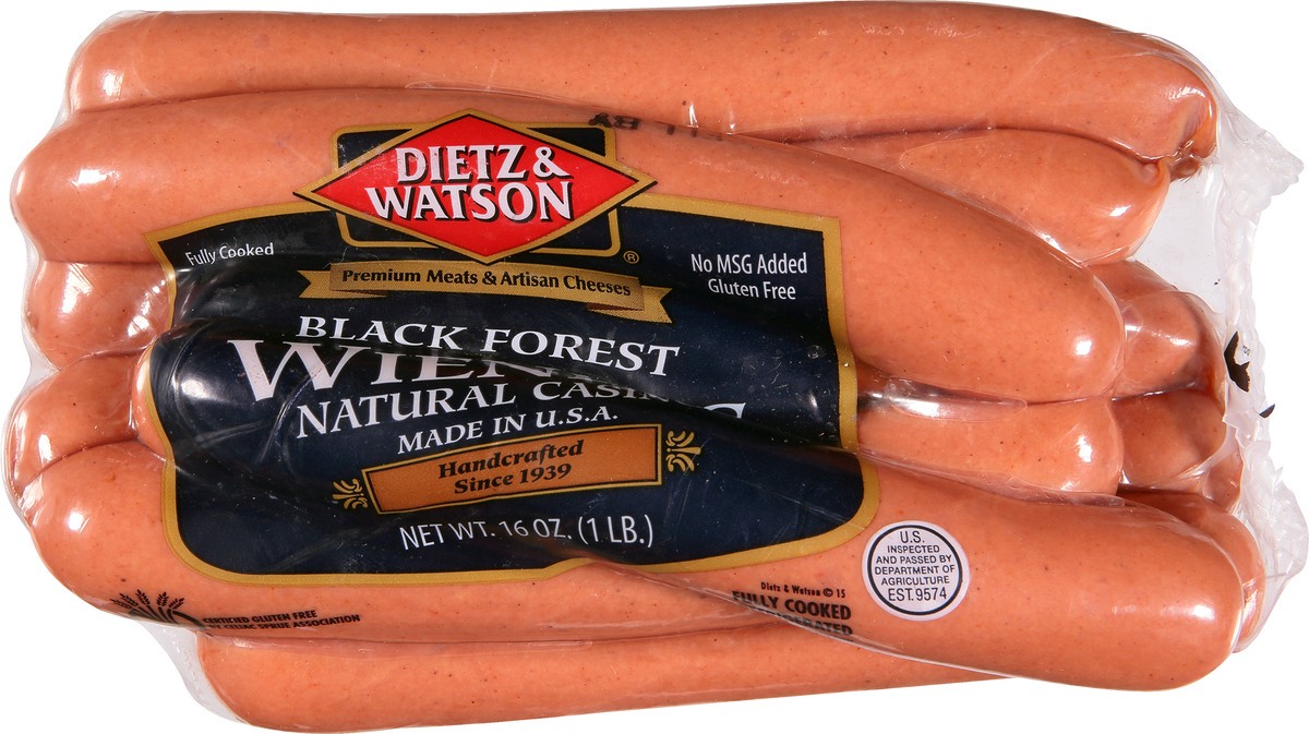 slide 1 of 12, Dietz & Watson Black Forest Wieners 16 oz, 16 oz