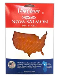 Vita Classic Atlantic Nova Salmon Deli Sliced - 4 oz
