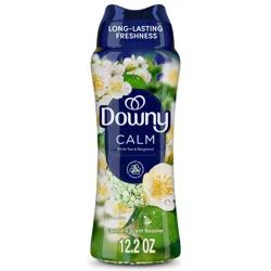 Downy Calm In-Wash Laundry Scent Booster Beads, Soothing White Tea And Bergamot Scent, 12.2 Oz, Laundry Scent Beads, Long-Lasting Freshness