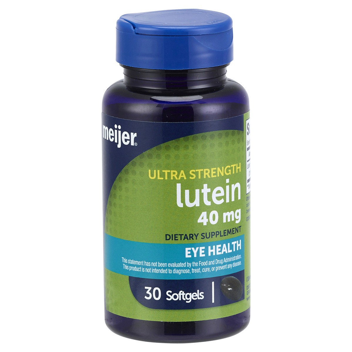 slide 1 of 9, Meijer Wellness Meijer Ultra Strength Lutein, 40 mg, 30 ct