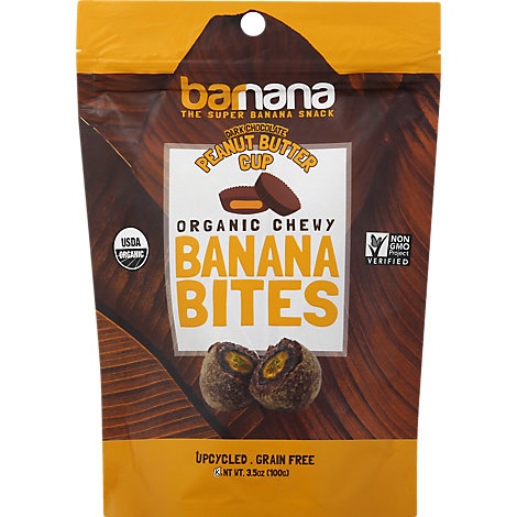 slide 1 of 1, Barnana Bites Bnana Pb Cup Choc, 3.5 oz