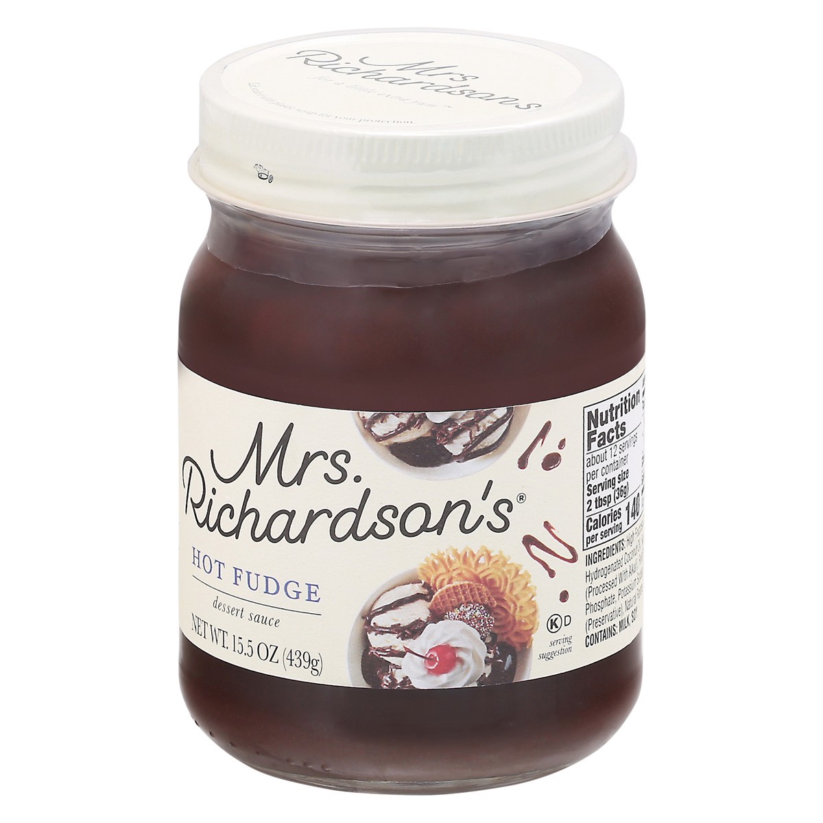 slide 9 of 14, Mrs. Richardson's Hot Fudge Dessert Sauce 15.5 oz, 15.5 oz