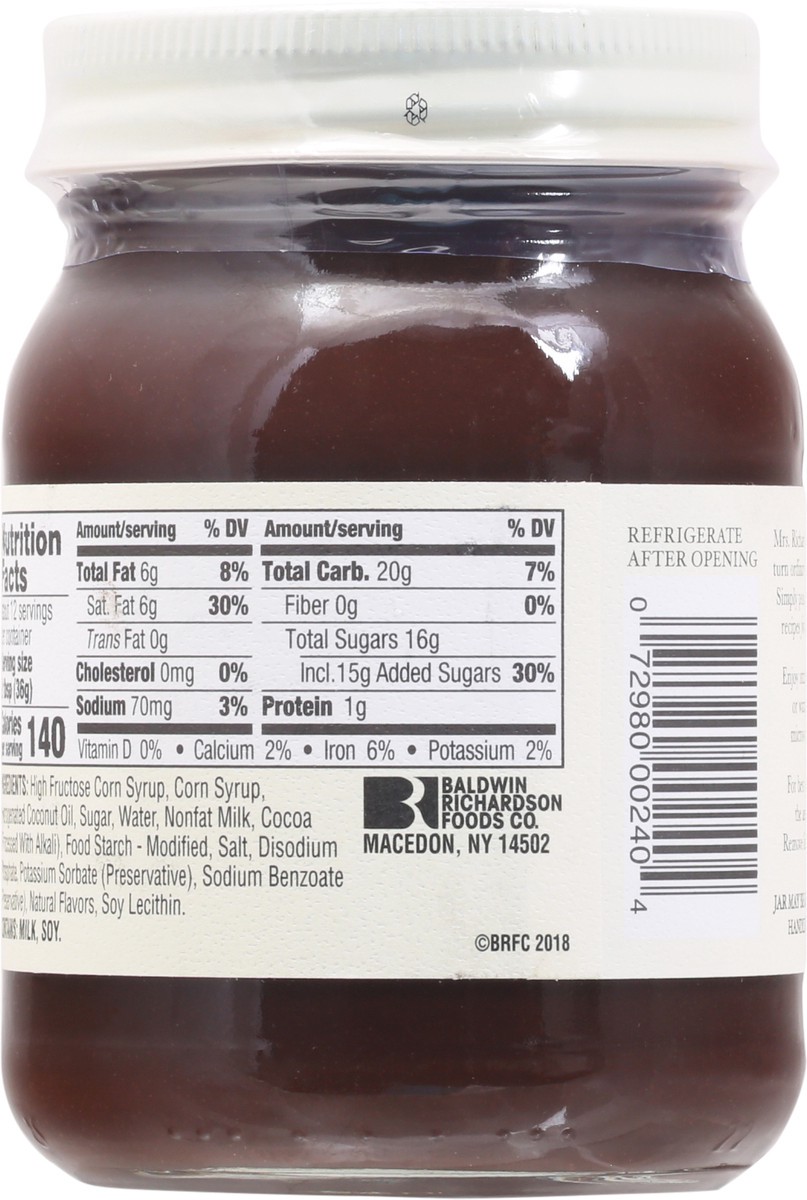 slide 7 of 14, Mrs. Richardson's Hot Fudge Dessert Sauce 15.5 oz, 15.5 oz