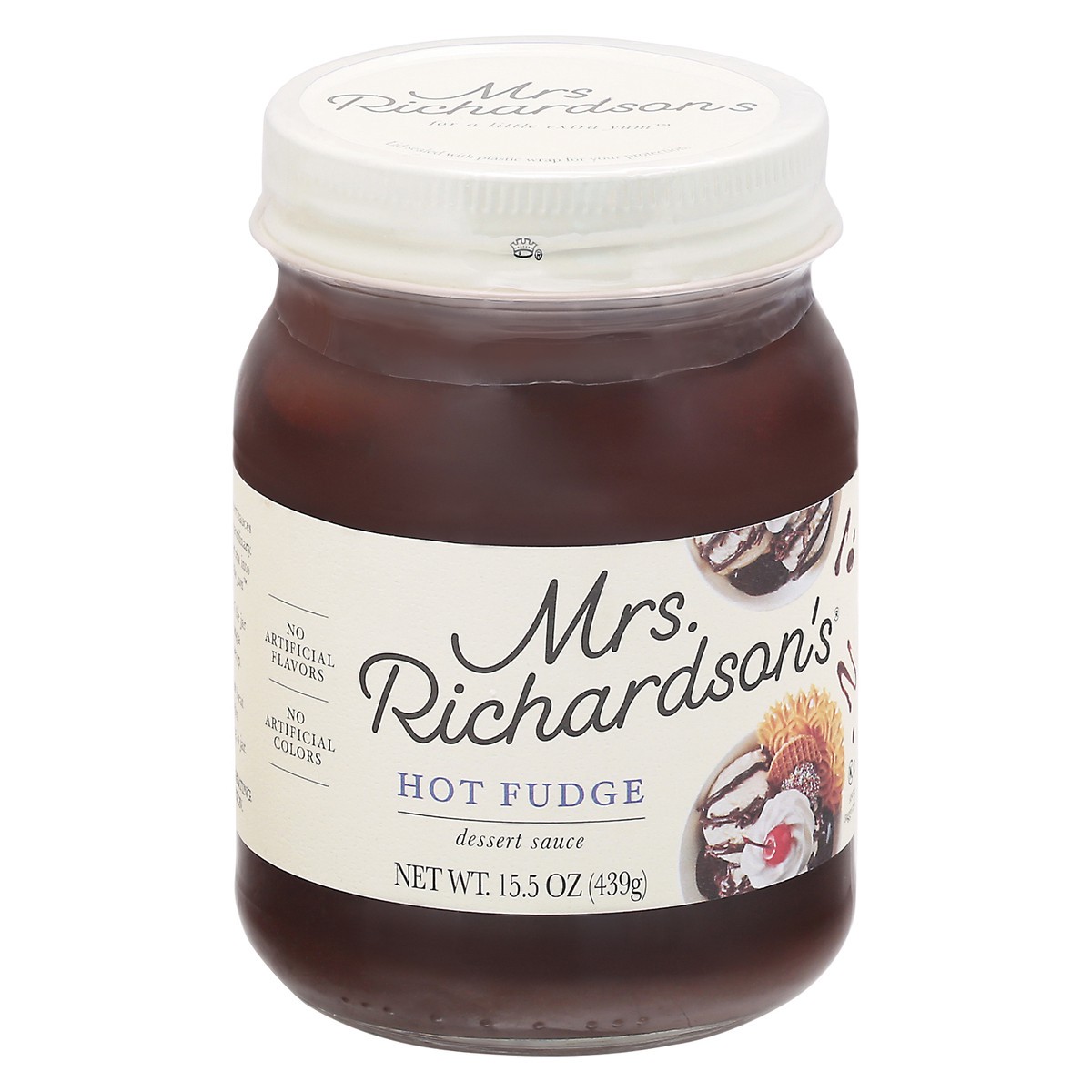 slide 12 of 14, Mrs. Richardson's Hot Fudge Dessert Sauce 15.5 oz, 15.5 oz