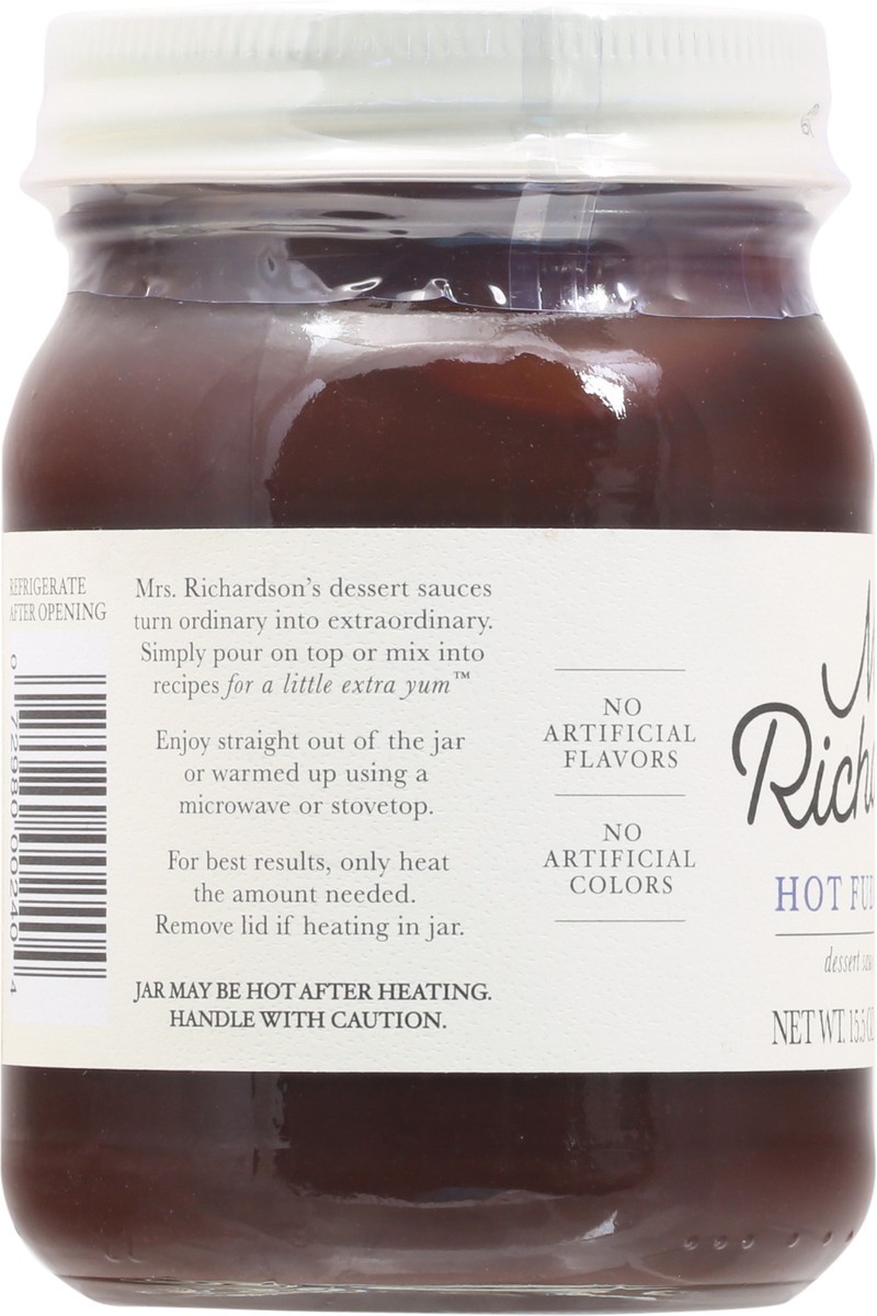 slide 3 of 14, Mrs. Richardson's Hot Fudge Dessert Sauce 15.5 oz, 15.5 oz