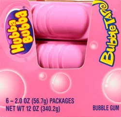 HUBBA BUBBA Bubble Gum Tape - Original Chewing Gum Bulk Pack, 2 oz, Pack of 6 Candy Bulk