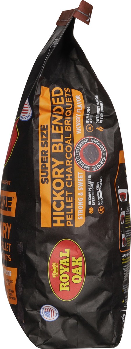 slide 9 of 12, Royal Oak Hickory Blend Pellet Charcoal Briquets Super Size 14 lb, 14 lb