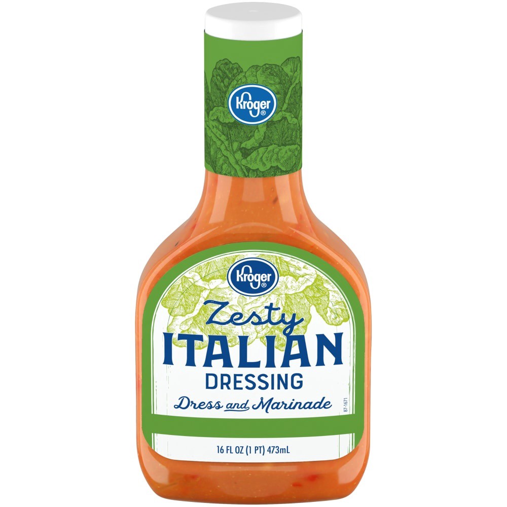 slide 1 of 5, Kroger Zesty Italian Dressing, 16 fl oz