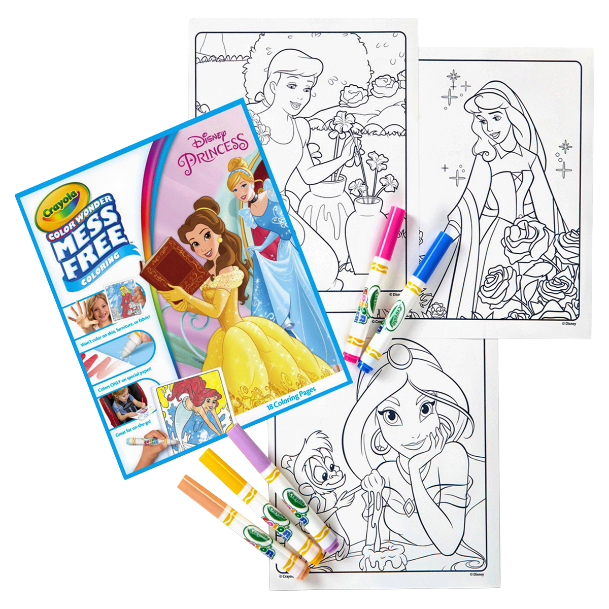 Crayola Disney Princess Color and Activity Sticker Set, 1 ct - Fry's Food  Stores