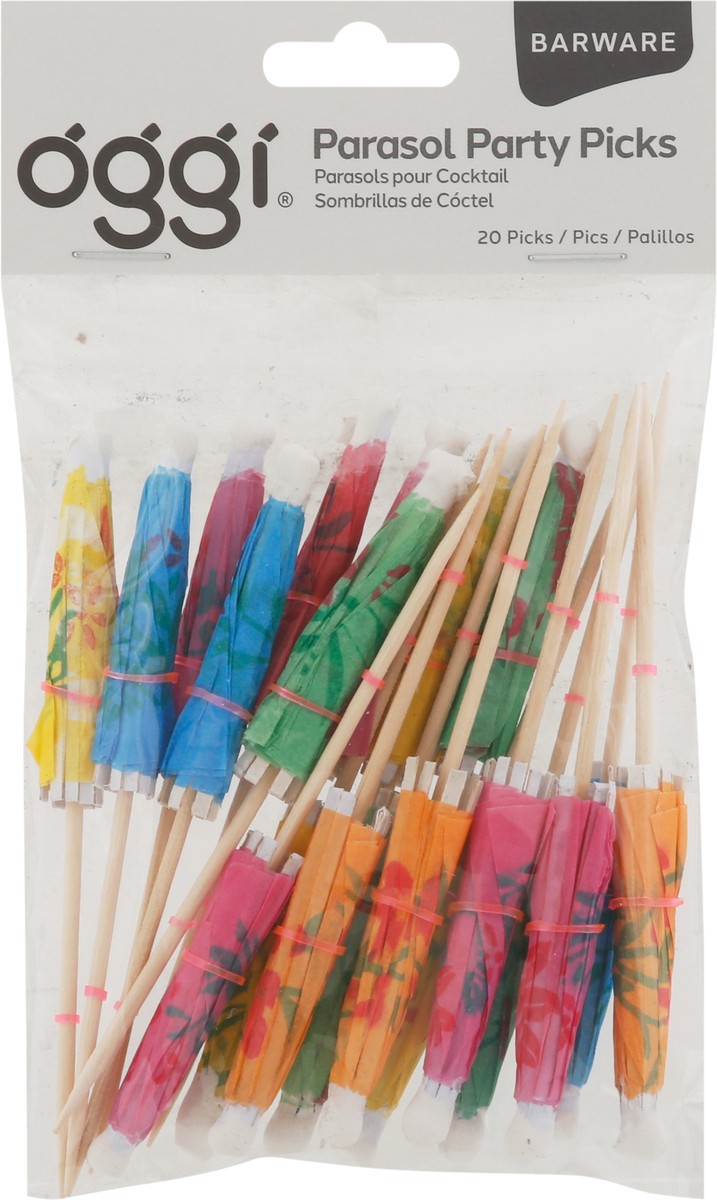 slide 2 of 9, Oggi Cocktail Picks, 20 ct