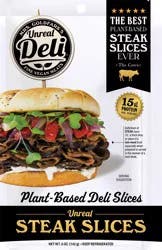 Unreal Deli STEAK SLICES - Plant Based Deli Meat - SLICES
