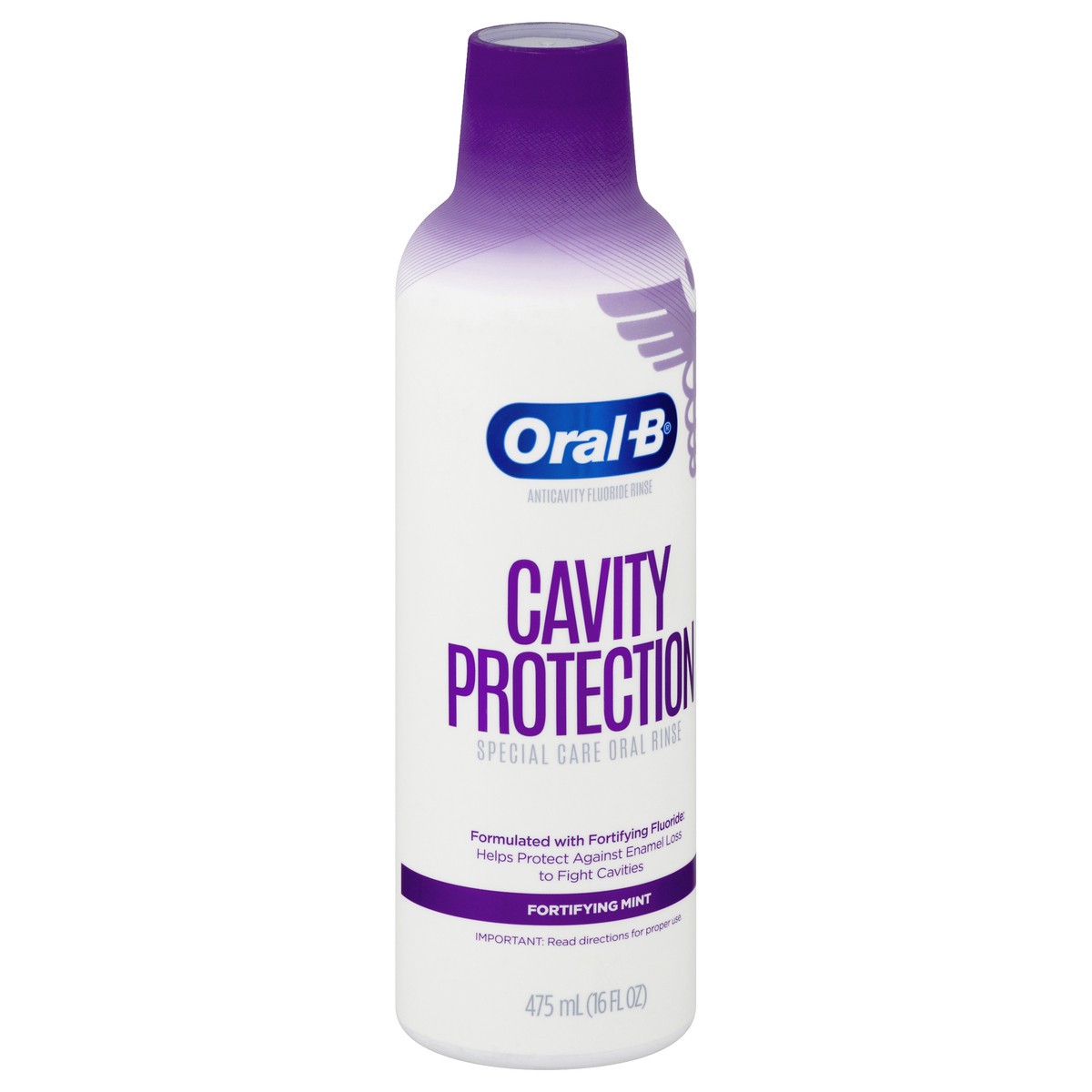 slide 2 of 8, Oral-B Cavity Protection Special Care Oral Rinse - Fortifying Mint, 16 fl oz