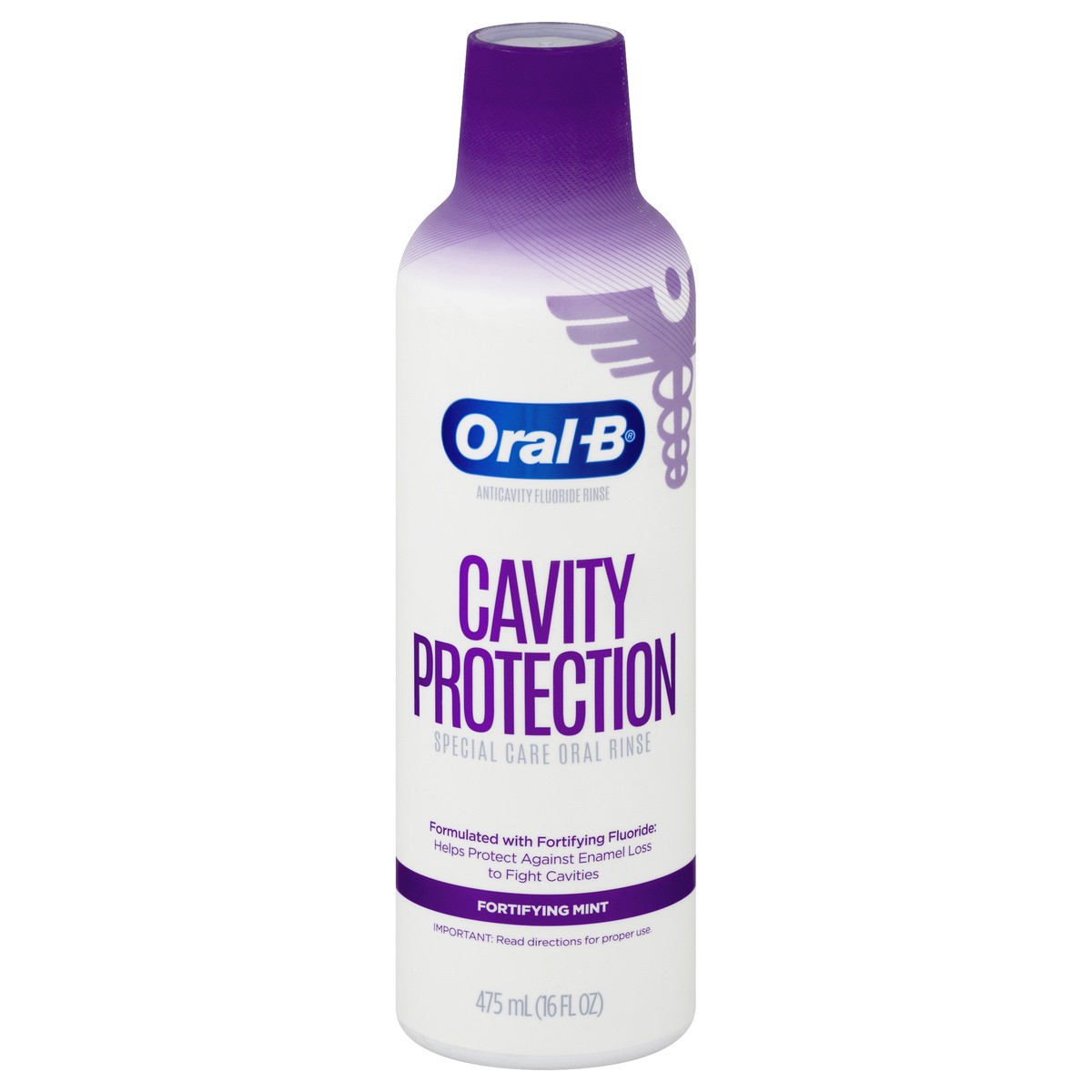 slide 1 of 8, Oral-B Cavity Protection Special Care Oral Rinse - Fortifying Mint, 16 fl oz