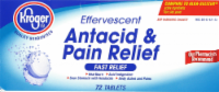 slide 1 of 1, Kroger Effervescent Acid Relief Tablets, 72 ct
