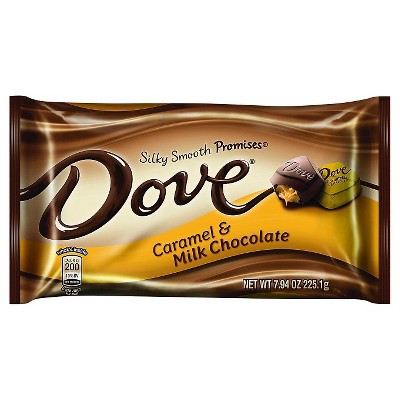 slide 1 of 1, Dove Promises Caramel & Milk Chocolate, 7.94 oz