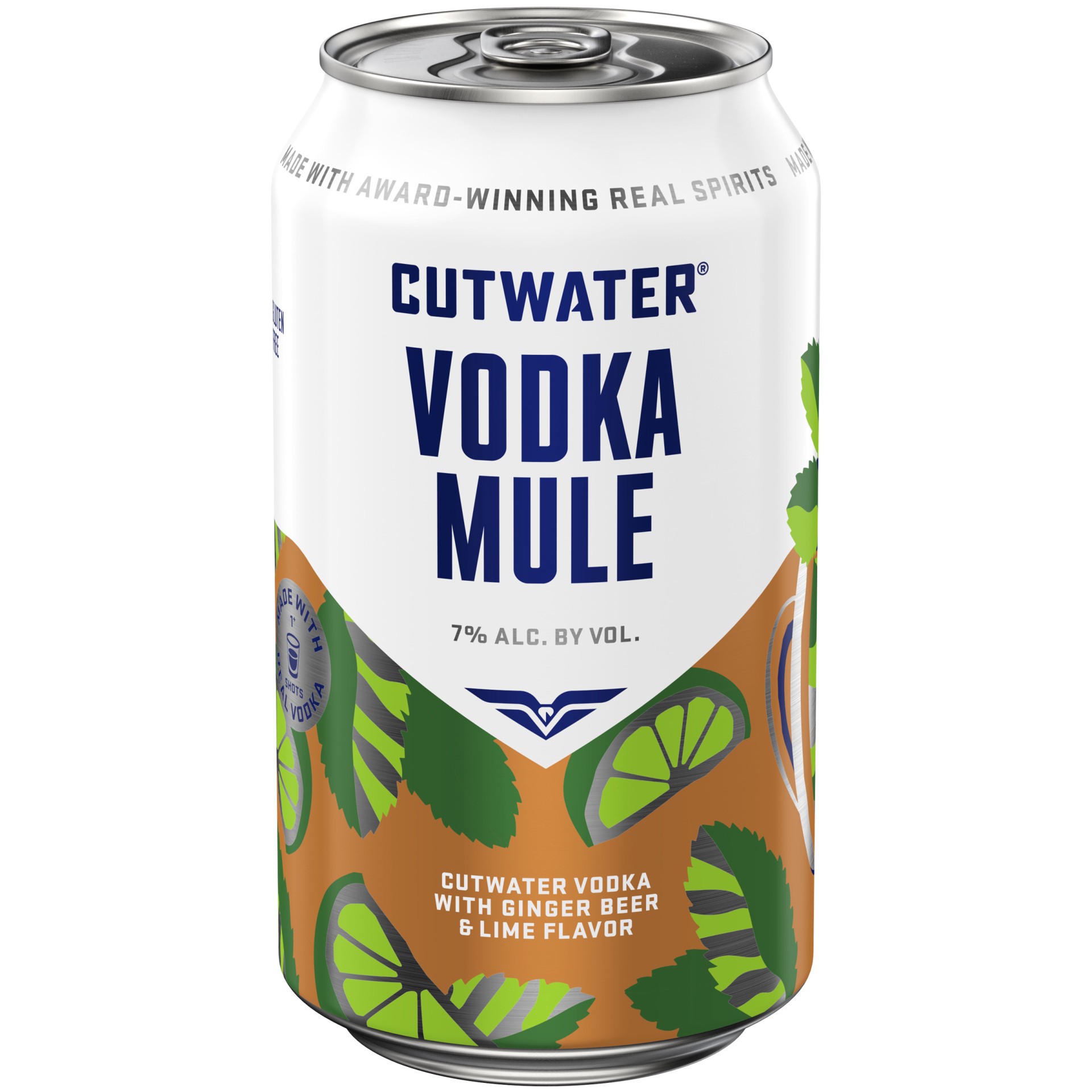slide 1 of 3, Cutwater Spirits Vodka Mule 355 ml Can, 12 fl oz