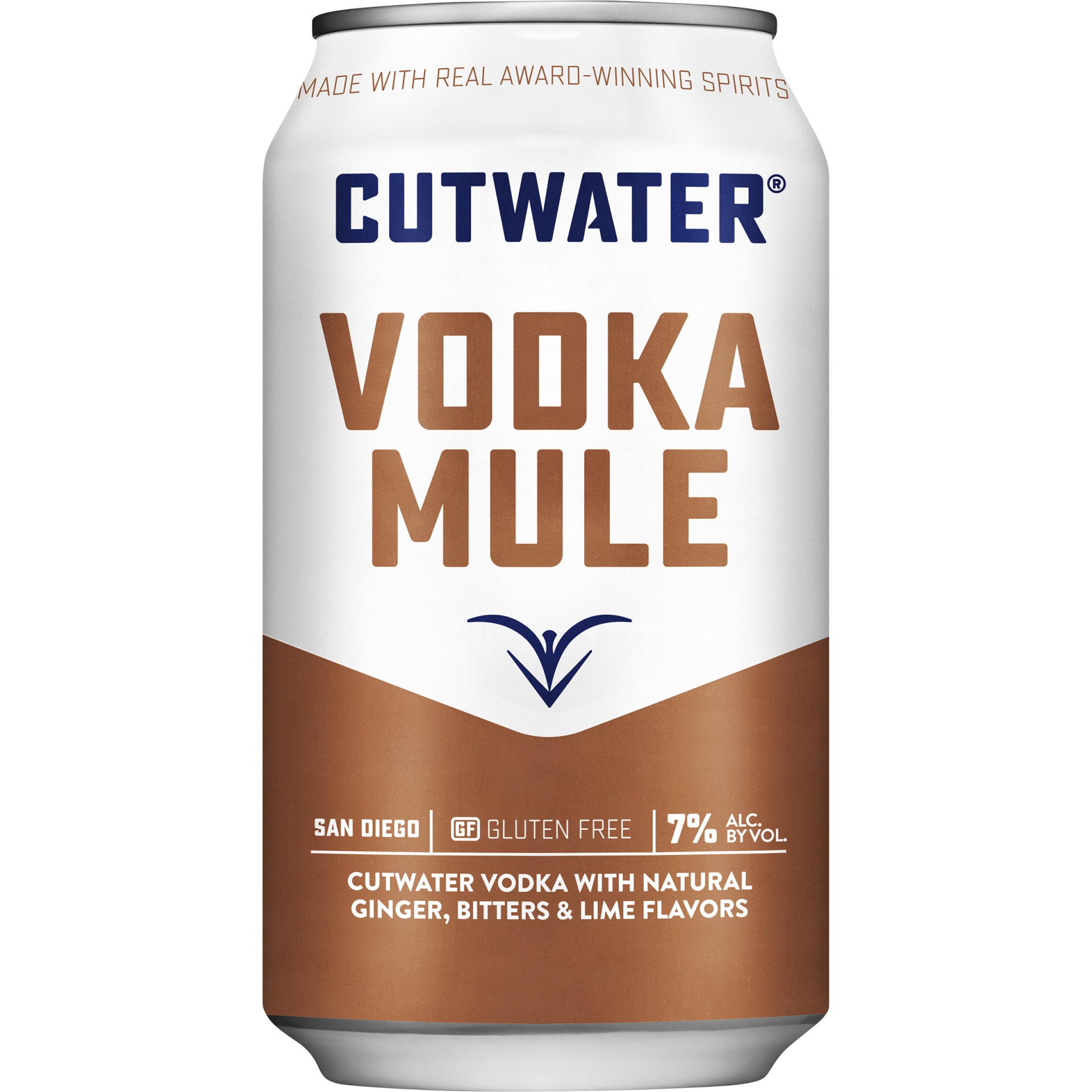 slide 1 of 1, Cutwater Spirits Vodka Mule, 7% ABV, 12 fl oz