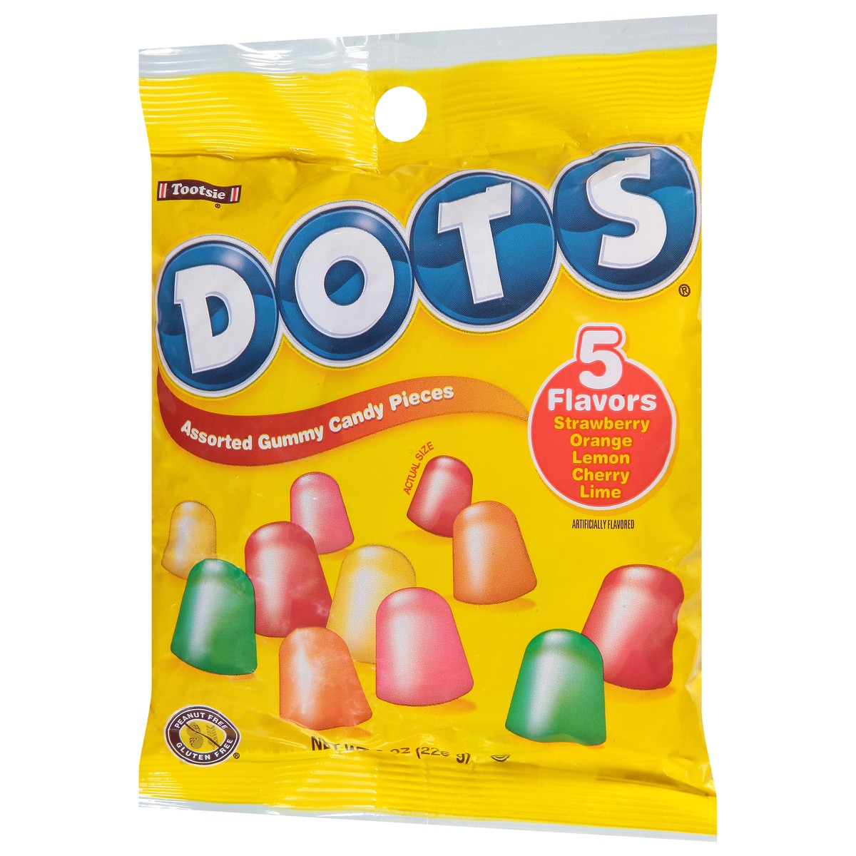 slide 8 of 9, DOTS Assorted Gummy Candy Pieces 8 oz, 8 oz