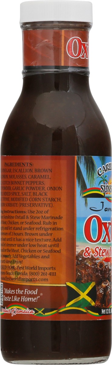 slide 8 of 9, Caribbean Sunshine Oxtail & Stew Marinade 12 fl oz Bottle, 12 fl oz