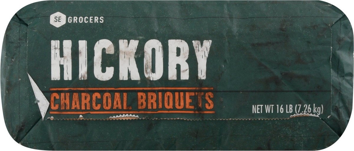 slide 4 of 9, Se Grocers Hickory Charcoal Briquets, 16 lb